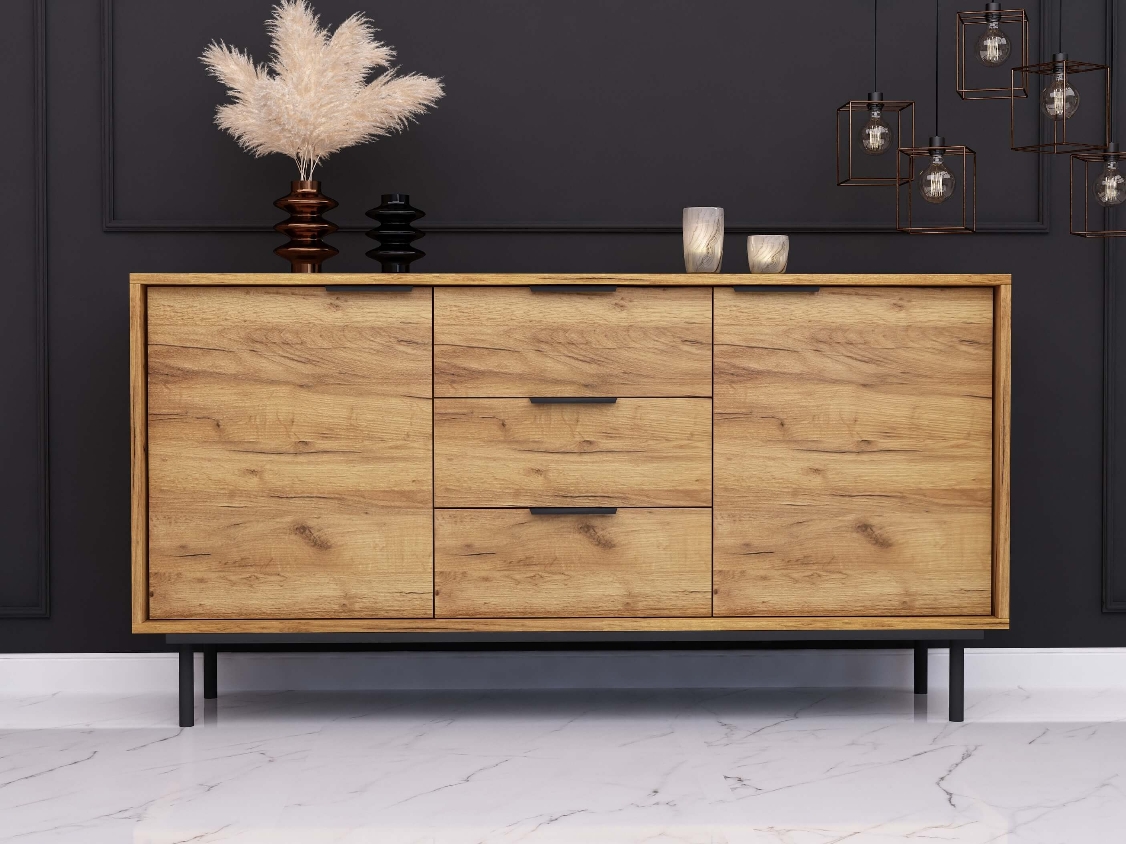 Cassettiera Cala 154cm Quercia
