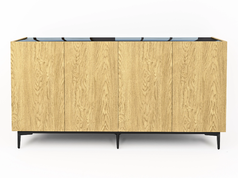 Cassettiera Pari 180cm Rovere naturale